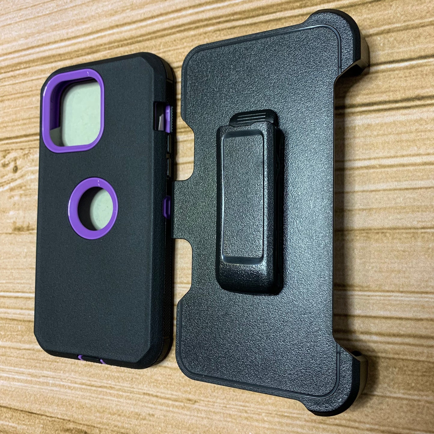 BLACK & PURPLE IPHONE 13 PRO MAX OTTER BOX CASE