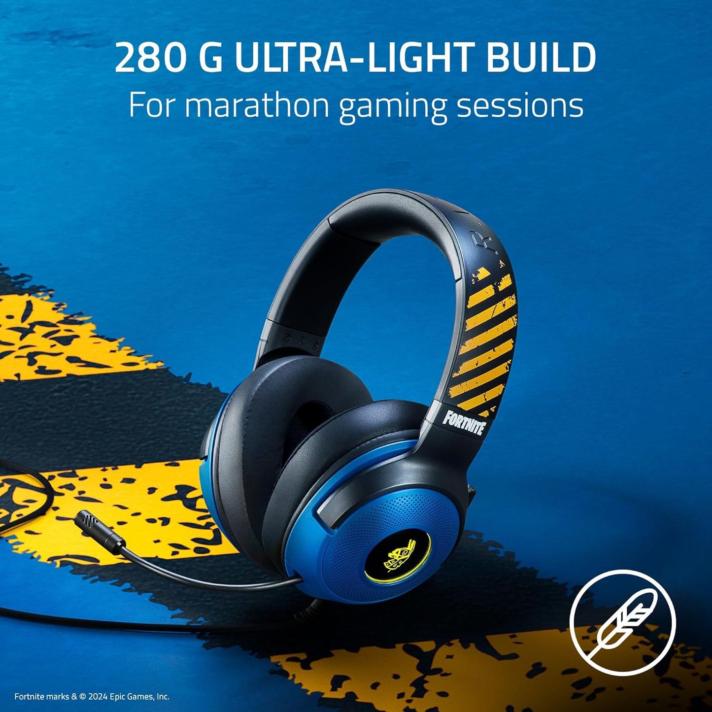 Razer Kraken V3 X Wired USB Type A Gaming Headset for PC, PS5, PS4 , Chroma RGB, Black, 0.62 lb