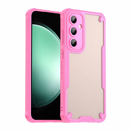 Pink Shockproof PC TPU Phone Case for Samsung