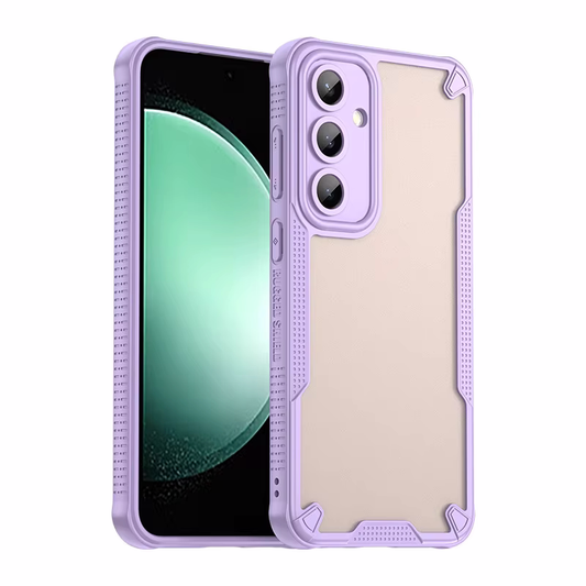 Purple Shockproof PC TPU Phone Case for Samsung