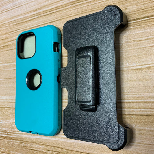TEAL & BLACK IPHONE 13 PRO MAX OTTER BOX CASE