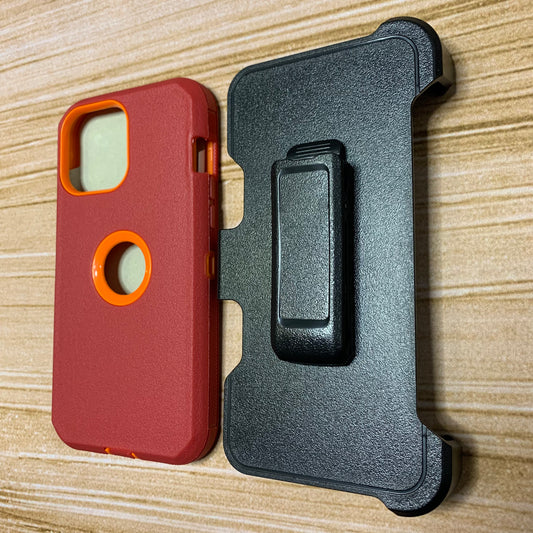 RED & ORANGE IPHONE 12 PRO MAX OTTER BOX CASE