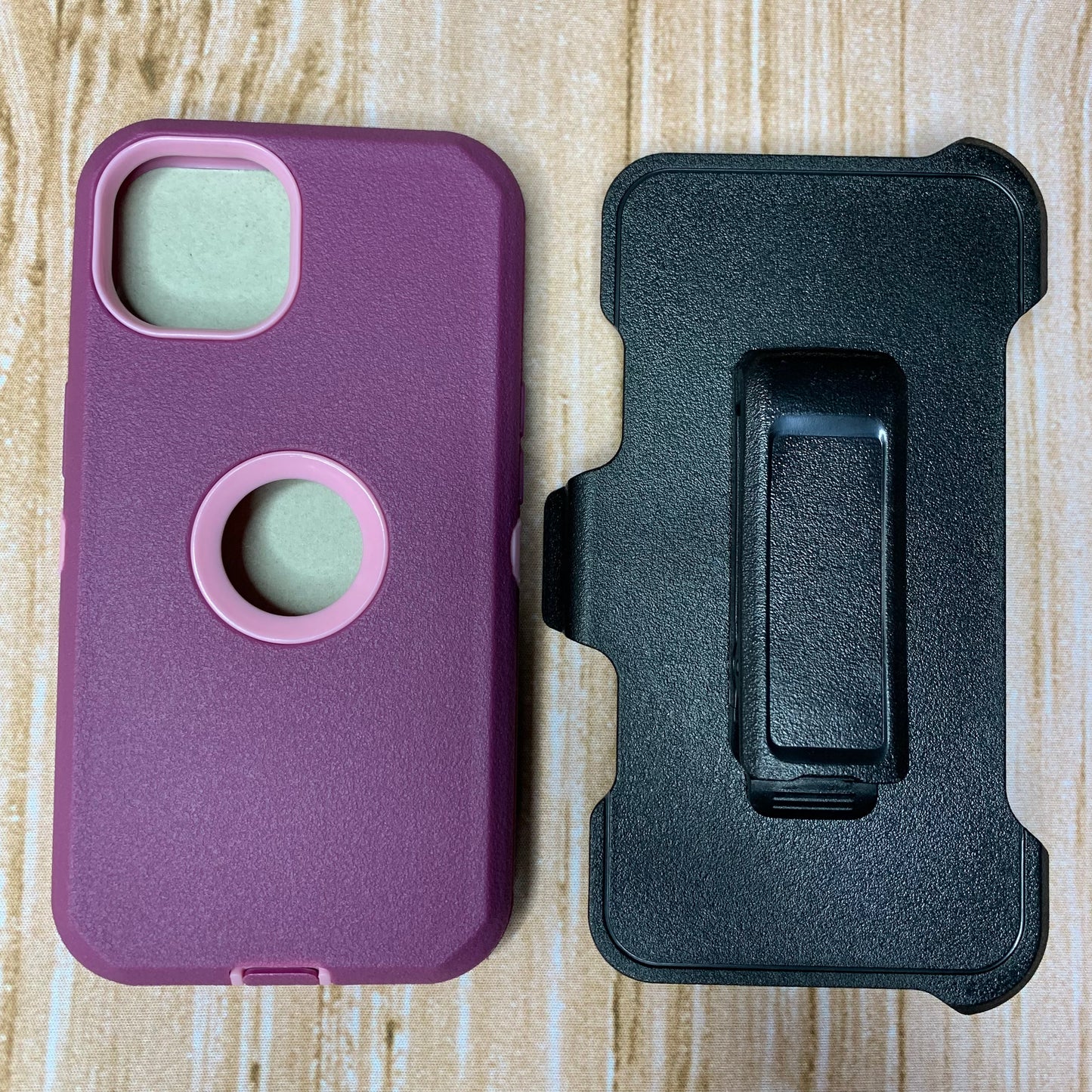PURPLE & LIGHT PINK SAMSUNG A22 4G OTTER BOX CASE