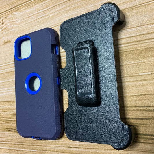 NAVY BLUE & BLUE IPHONE 15 PRO OTTER BOX CASE