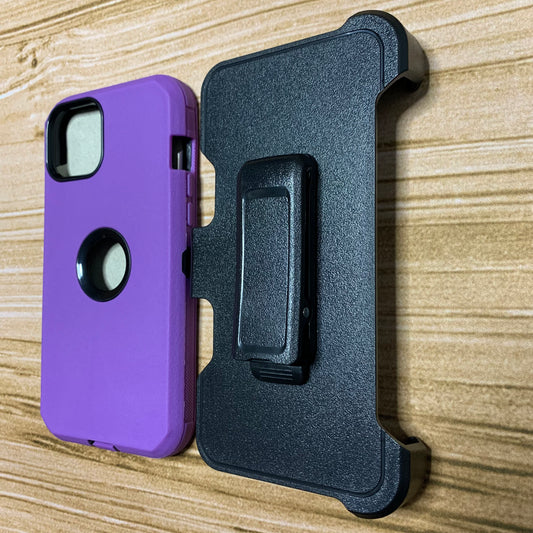 LIGHT PURPLE & BLACK IPHONE 11 OTTER BOX CASE