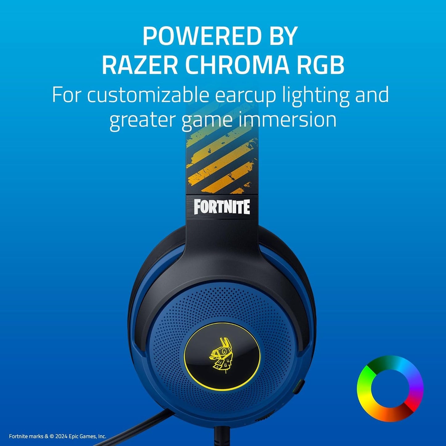 Razer Kraken V3 X Wired USB Type A Gaming Headset for PC, PS5, PS4 , Chroma RGB, Black, 0.62 lb