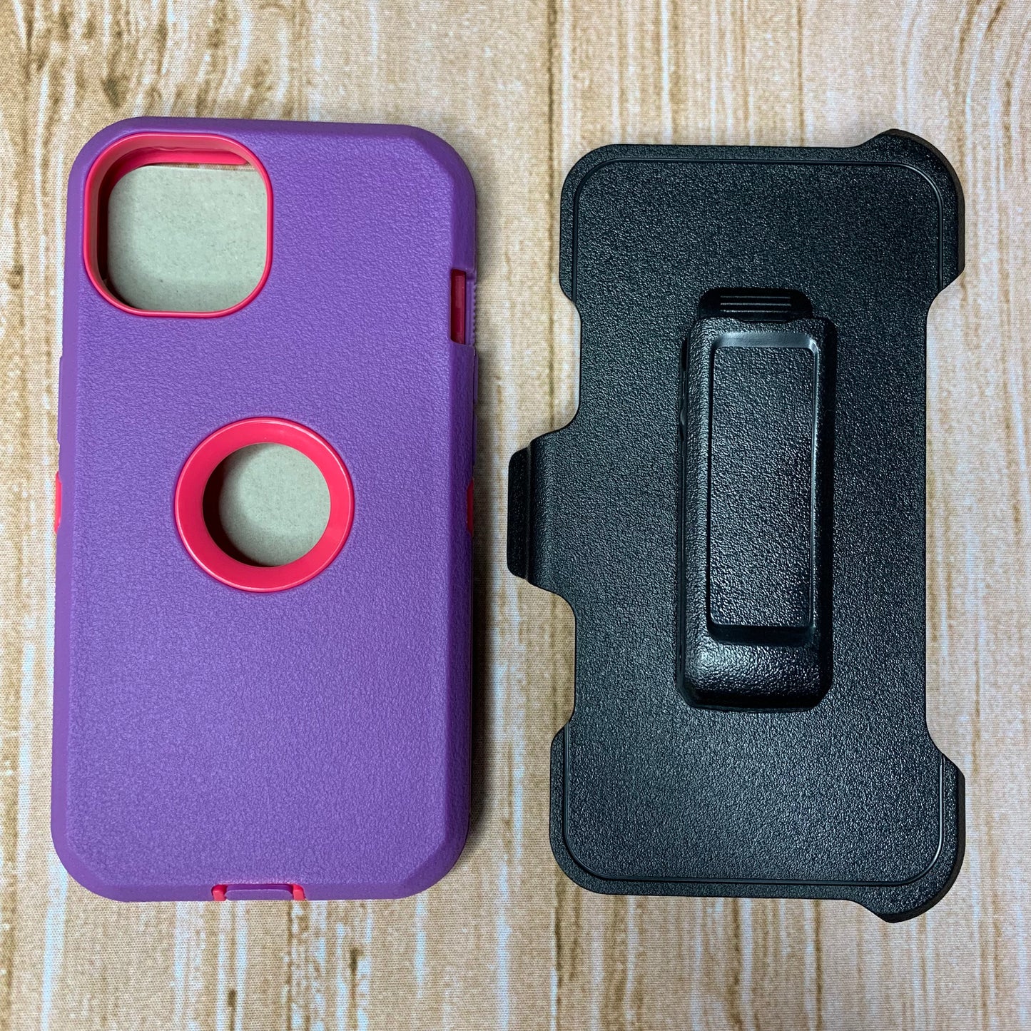 LIGHT PURPLE & PINK IPHONE 13/14 OTTER BOX CASE