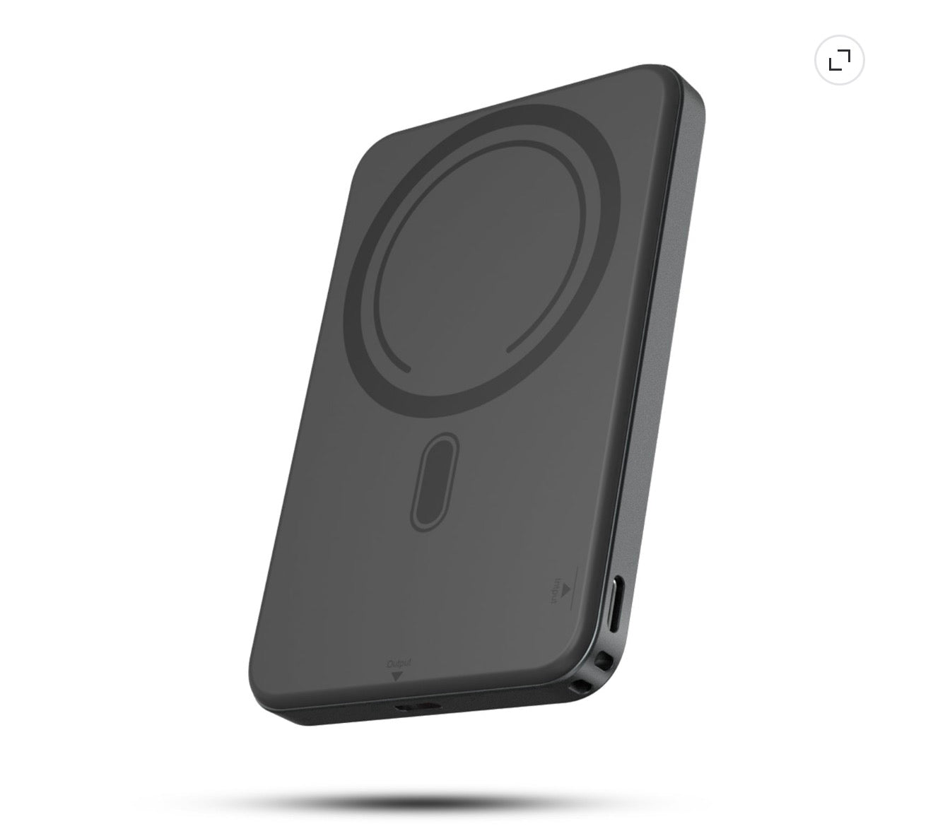 Portable Charger, 5000mAh Power Bank for iPhone, 20W PD Fast Charging, Ultral Slim Wireless Battery Pack Compatible with 17 16 15 14 13 12, Perfect Gift for Family, Black