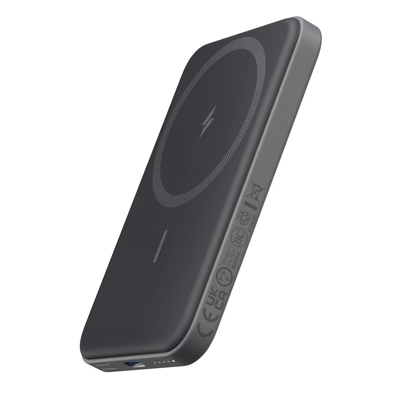 Anker 621 Magnetic Portable Charger (MagGo), 5,000mAh Wireless Power Bank with USB-C Cable, Magsafe-Compatible Battery Pack for iPhone 16/15/14/13/12 Series