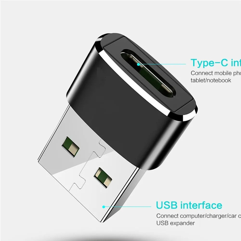 3.0 Male Converter USB a to C 3.1 Type C Female Adapter for Laptop Game Play Camera Mobile Phone