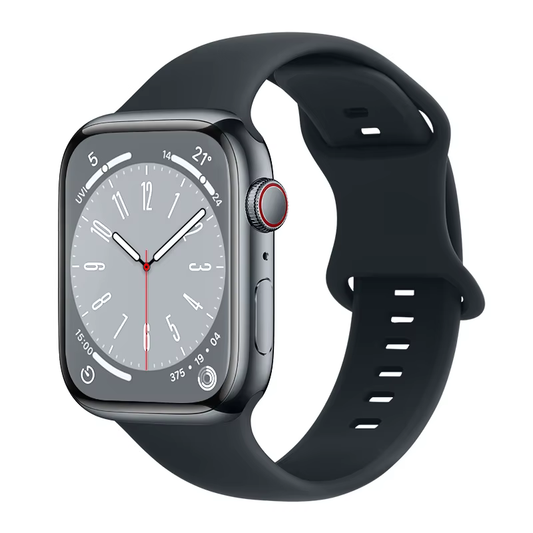 MIDNIGHT Silicone Watch Strap for Apple Watch Series