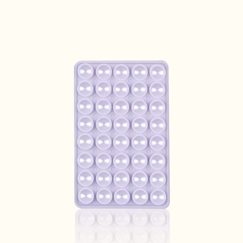 LIGHT PURPLE Double-Sided Silicone Suction Cup Phone Holder Phone Mounts Phone Accessory for Selfies and Videos