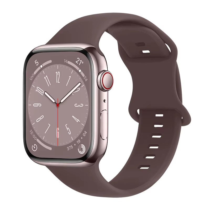 SMOKY PURPLE Silicone Watch Strap for Apple Watch Series