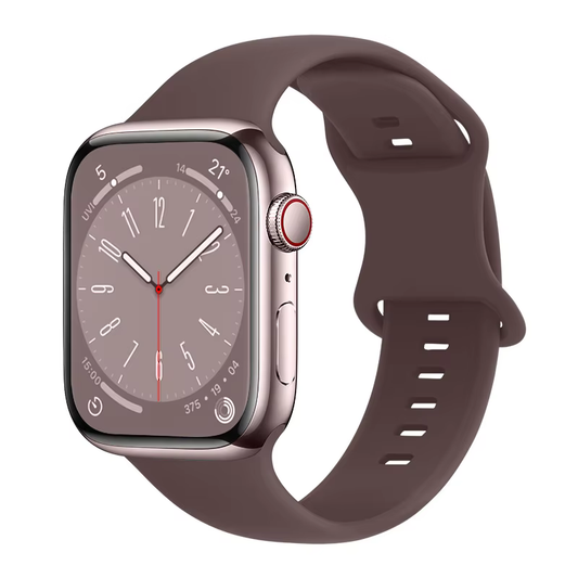 SMOKY PURPLE Silicone Watch Strap for Apple Watch Series