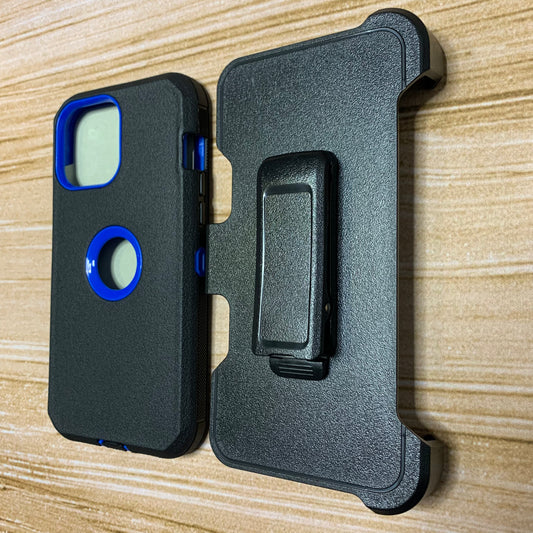 BLACK & BLUE IPHONE 16 PRO OTTER BOX CASE