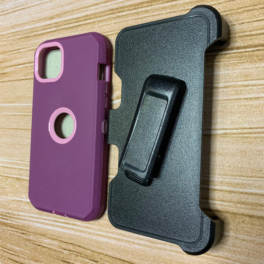 PURPLE & LIGHT PINK SAMSUNG A03 OTTER BOX CASE