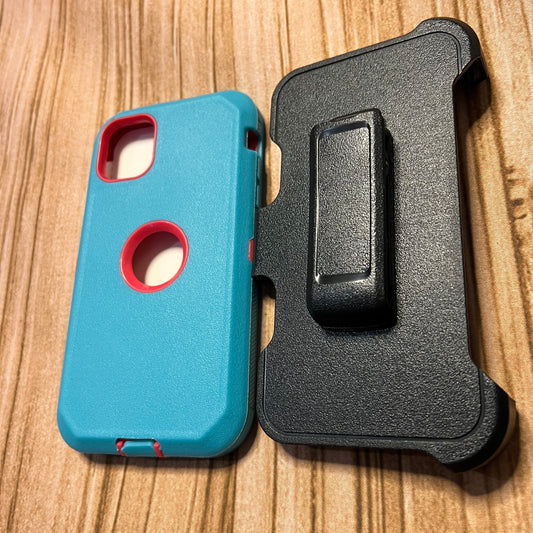 TEAL & PINK IPHONE 11 PRO OTTER BOX CASE