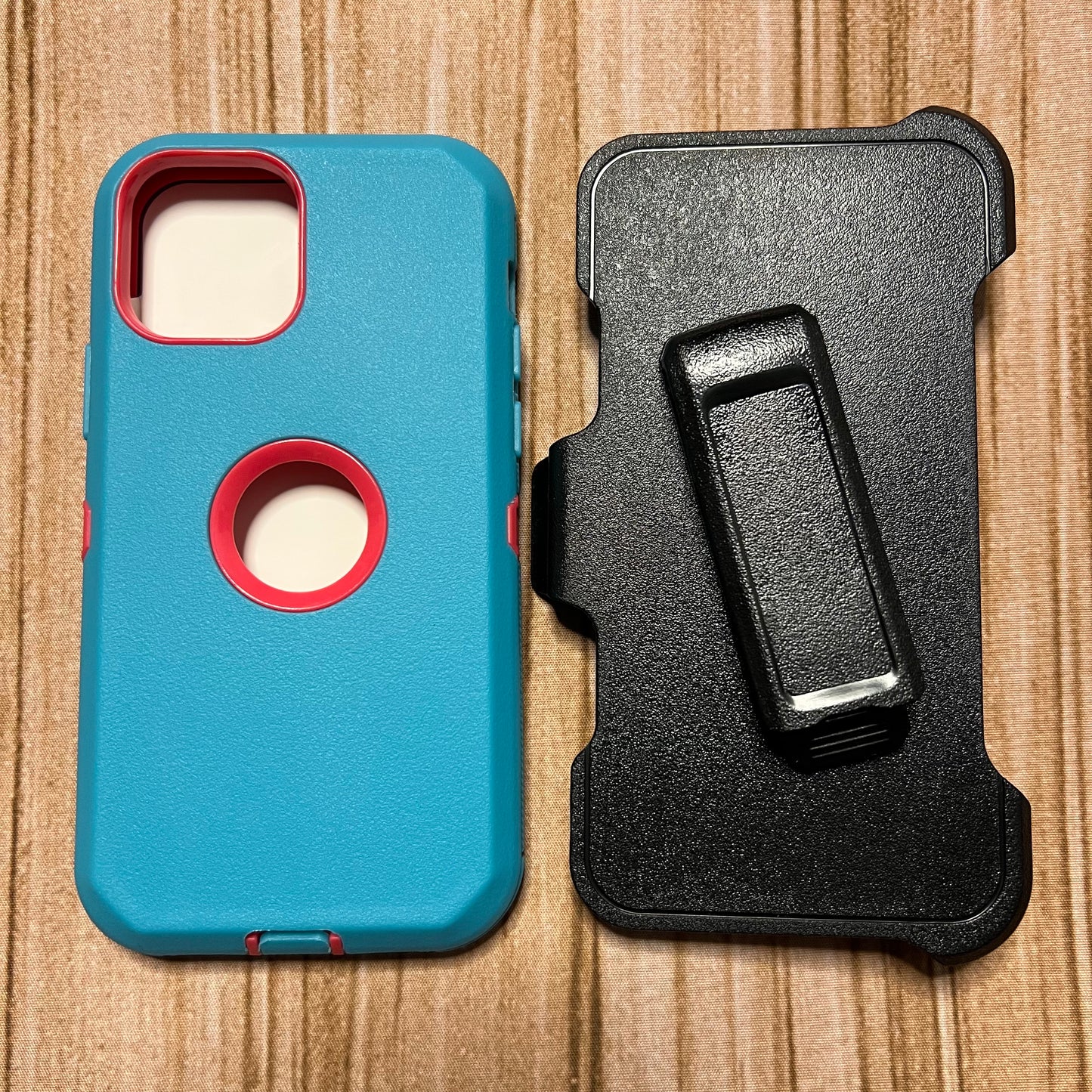 TEAL & PINK IPHONE 16+ OTTER BOX CASE
