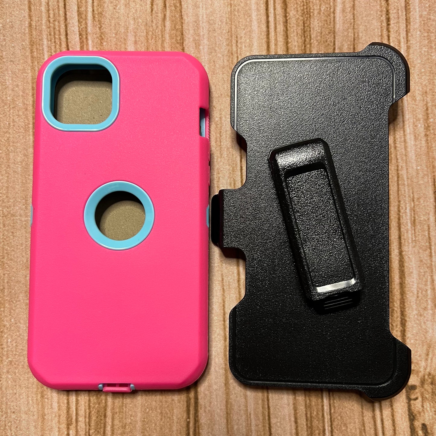 PINK & TEAL IPHONE 16+ OTTER BOX CASE