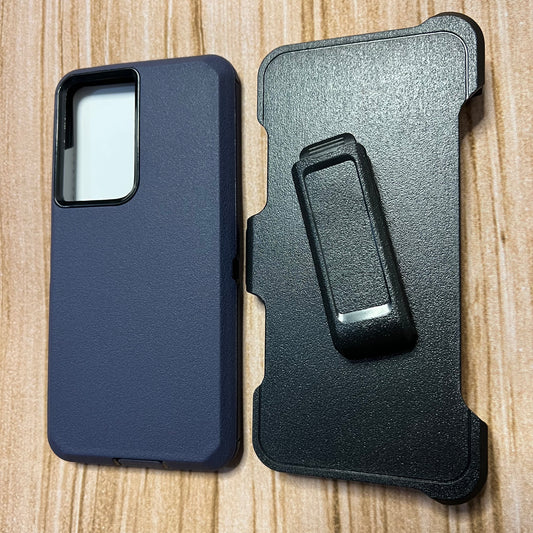 NAVY BLUE & BLACK SAMSUNG S25 ULTRA OTTER BOX CASE