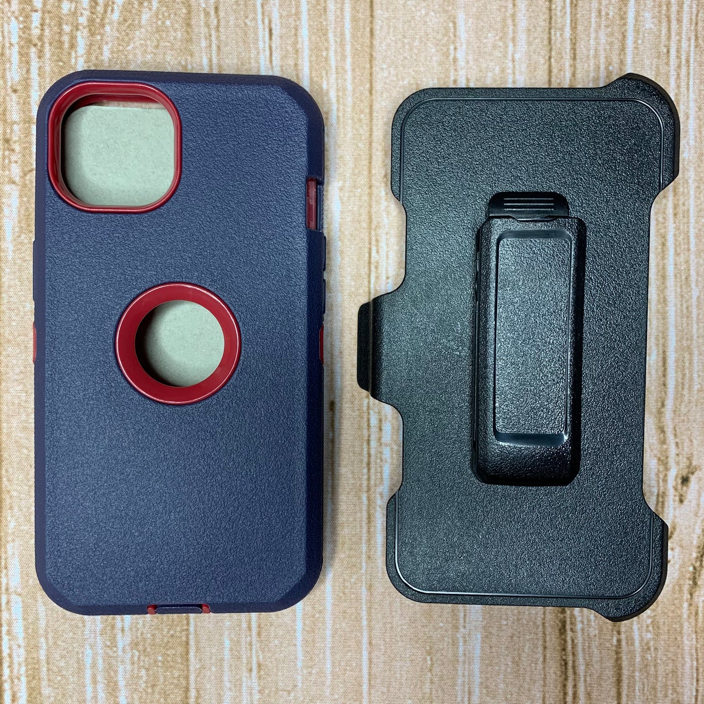NAVY BLUE & RED SAMSUNG A13 5G OTTER BOX CASE