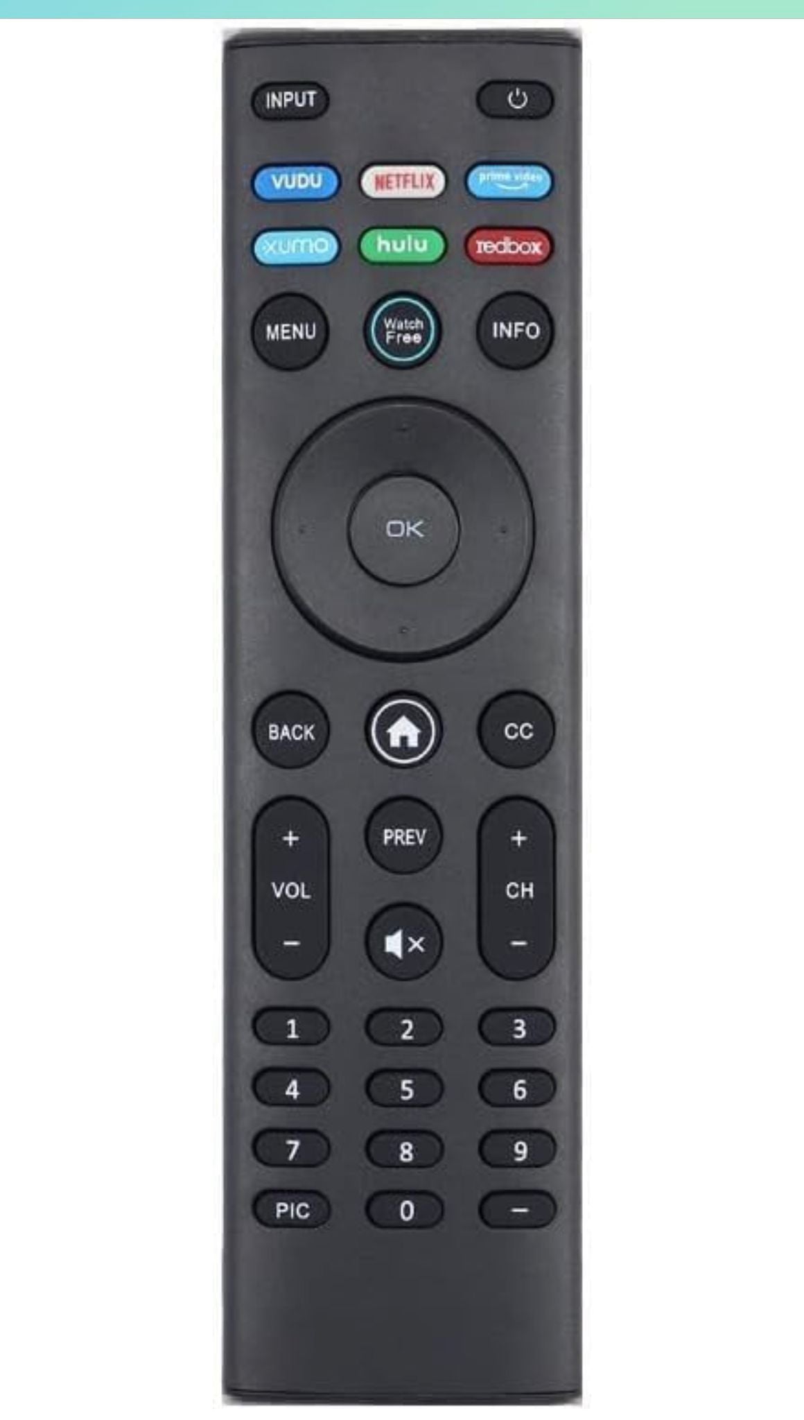 Universal Remote for All Vizio TV Remote, Replacement Remote Compatible for All Vizio LED, LCD, HD 4K, UHD, HDR Smart