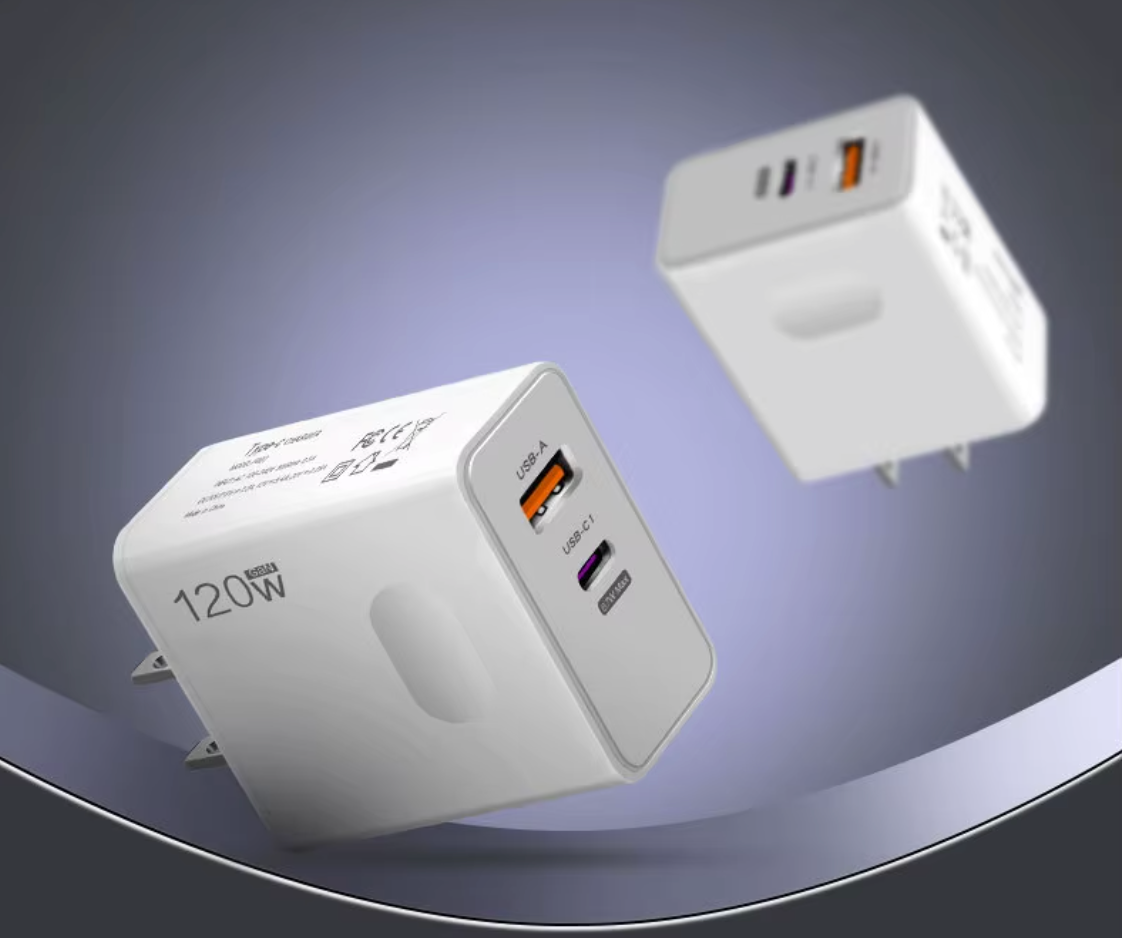 120W Super Fast Charge Mobile Phone Charging Head Adapter