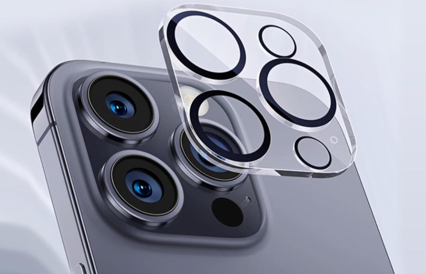 Clear Lens Protector with Black Rings For iPhone