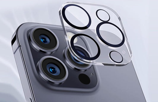 Clear Lens Protector with Black Rings For iPhone