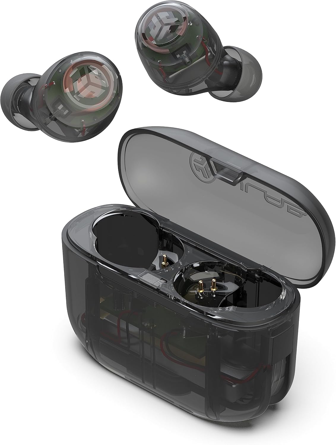 JLab Go Air Pop True Wireless Earbuds w/ Charging Case, Black