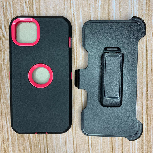 BLACK & HOT PINK IPHONE 11 PRO OTTER BOX CASE