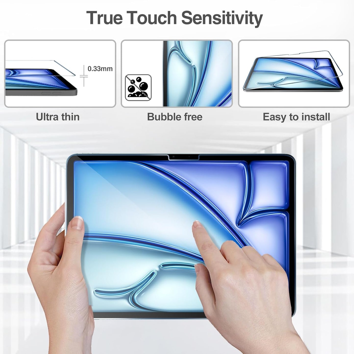 Transparent Screen Protector for iPad