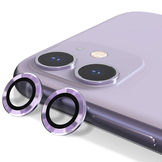 PURPLE HD Clear Transparent Anti-explosion CD Camera Lens Tempered Glass Protector for iPhone