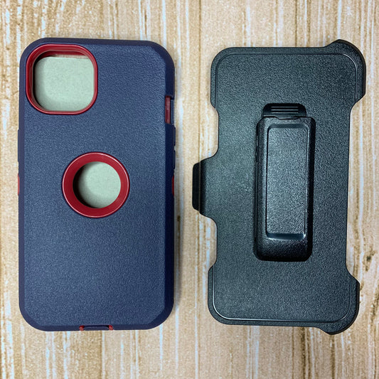 NAVY BLUE & RED IPHONE X/XS OTTER BOX CASE