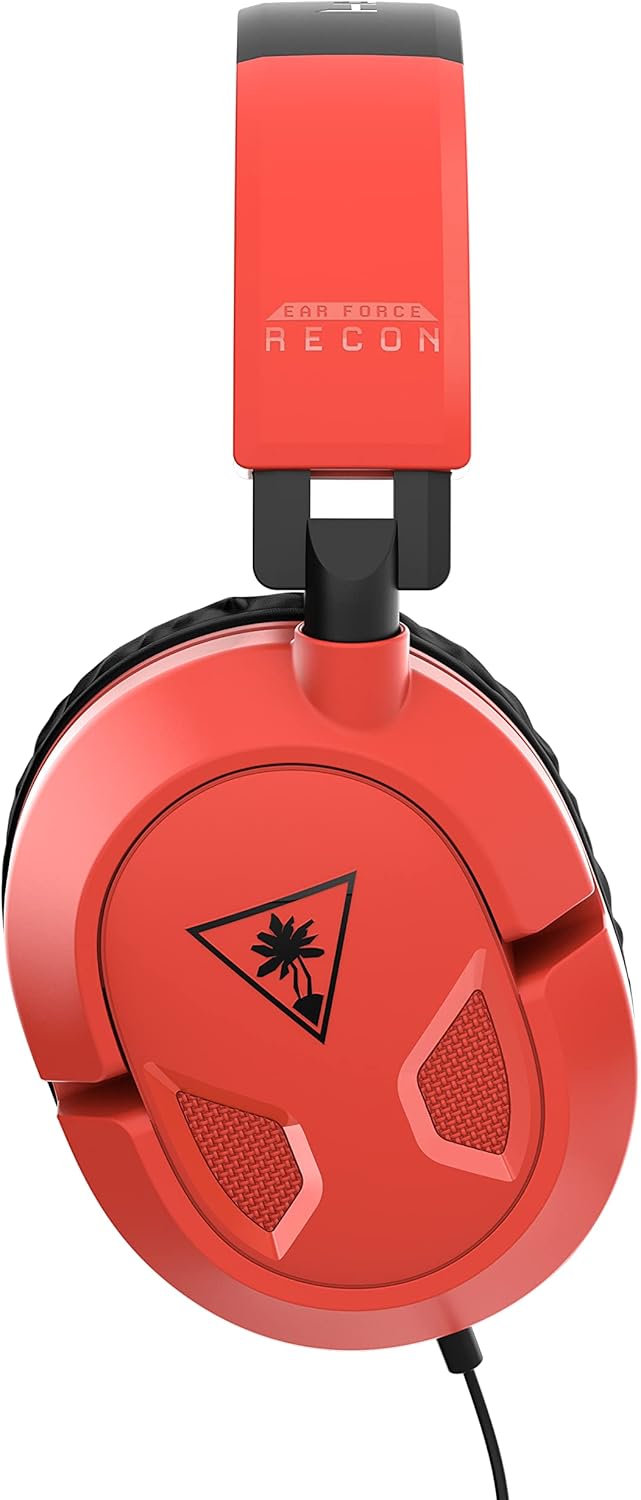 Turtle Beach Recon Over-Ear Gaming Headset with Removable Mic, Red and Blue