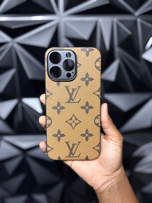 Designer: Small Tan LV Case