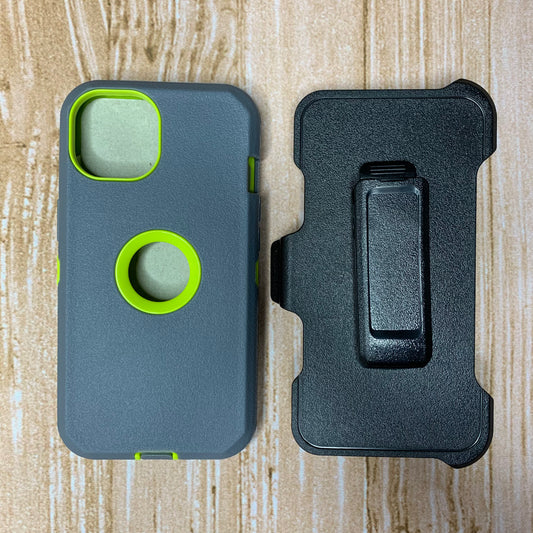 GRAY & GREEN IPHONE 13 PRO MAX OTTER BOX CASE