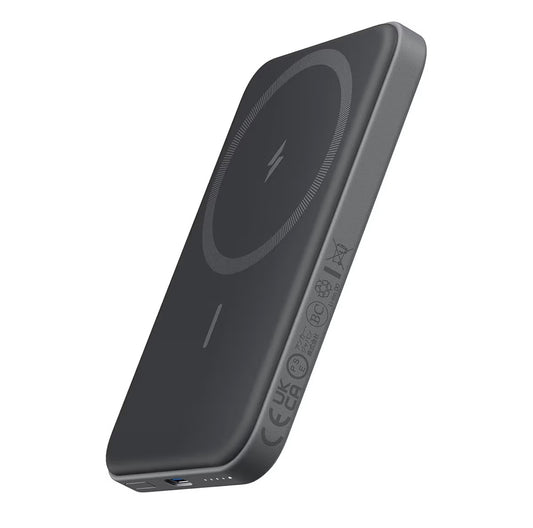Anker 621 Magnetic Portable Charger (MagGo), 5,000mAh Wireless Power Bank with USB-C Cable, Magsafe-Compatible Battery Pack for iPhone 16/15/14/13/12 Series