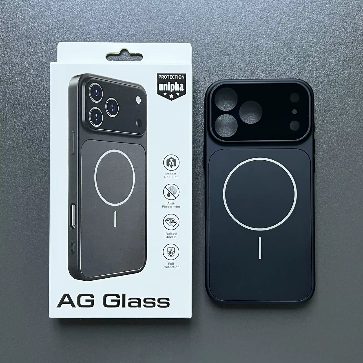 BLACK Nano Matte Armor Case for iPhone