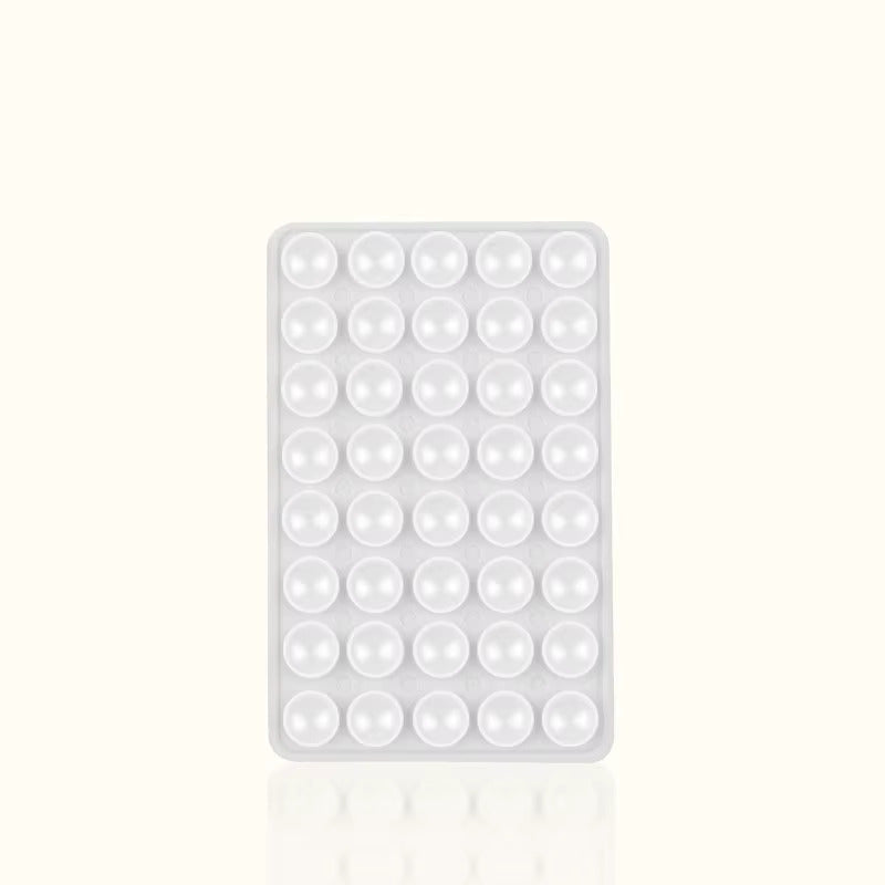 CLEAR Double-Sided Silicone Suction Cup Phone Holder Phone Mounts Phone Accessory for Selfies and Videos
