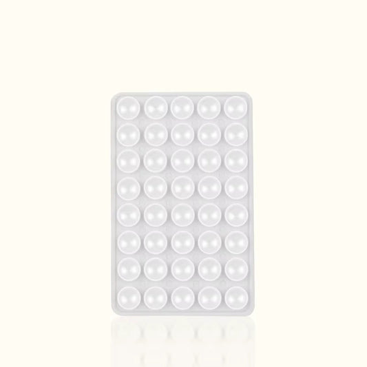 CLEAR Double-Sided Silicone Suction Cup Phone Holder Phone Mounts Phone Accessory for Selfies and Videos