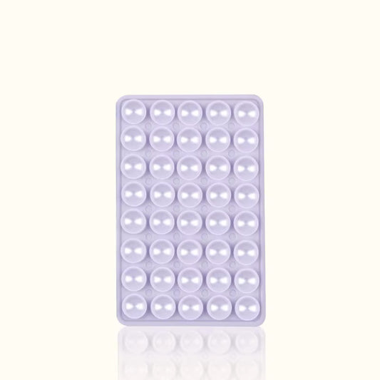 LIGHT PURPLE Double-Sided Silicone Suction Cup Phone Holder Phone Mounts Phone Accessory for Selfies and Videos
