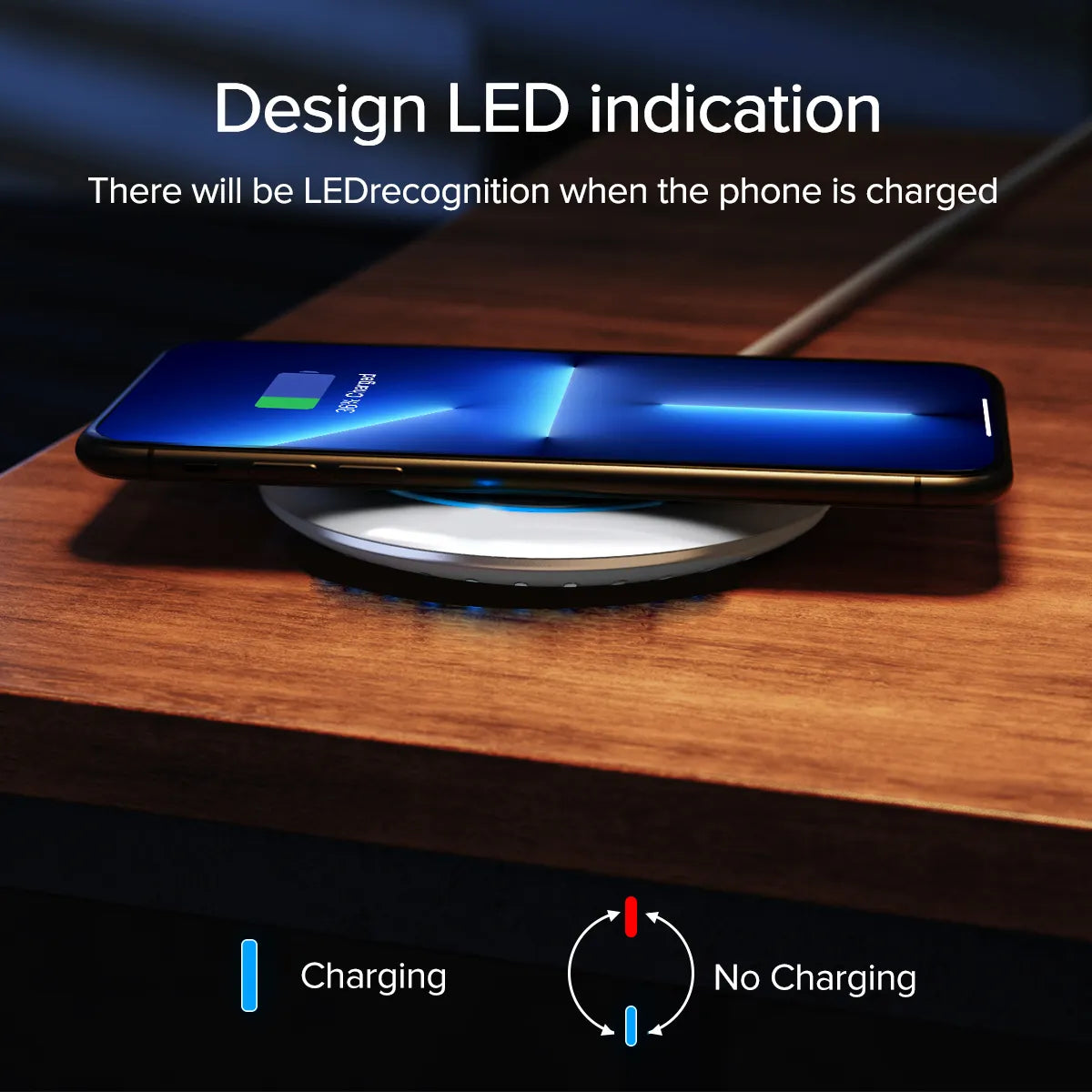 Wireless Charger, 15W Max Fast Wireless Charging Pad