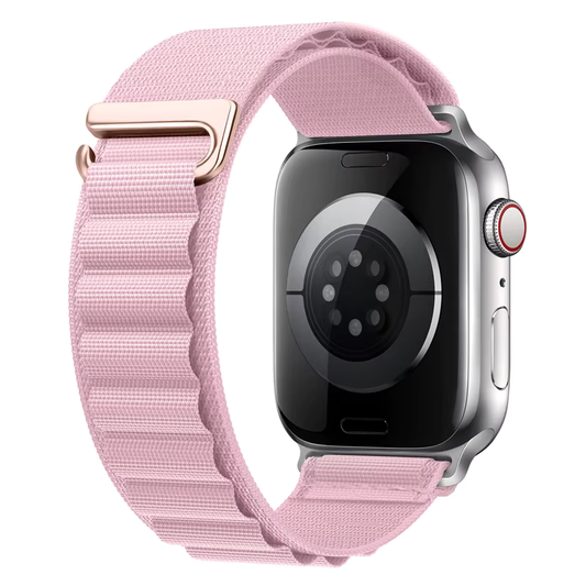 PINK Nylon Alpine Loop Watch Strap for Apple Watch Series