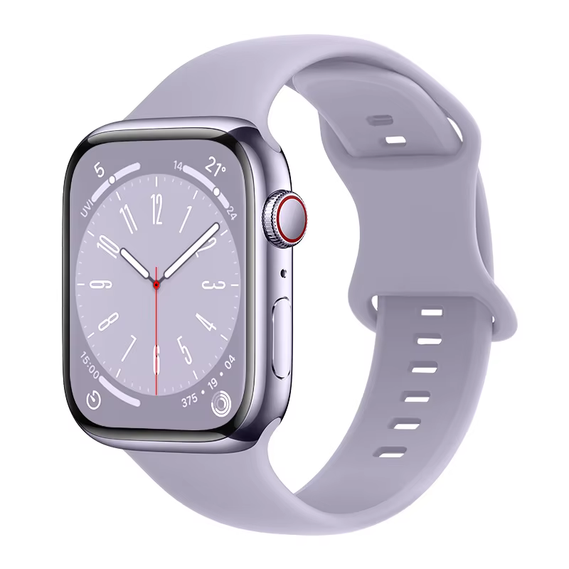LAVENDER Silicone Watch Strap for Apple Watch Series