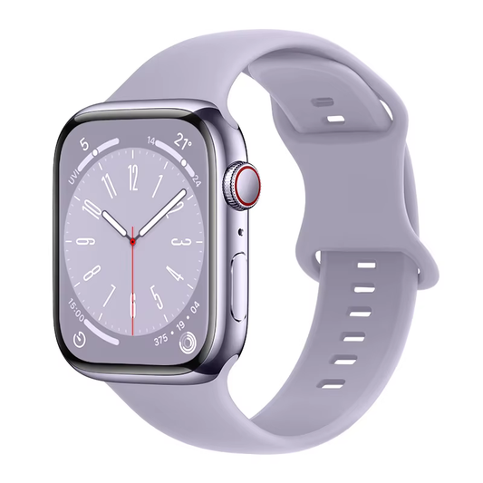 LAVENDER Silicone Watch Strap for Apple Watch Series
