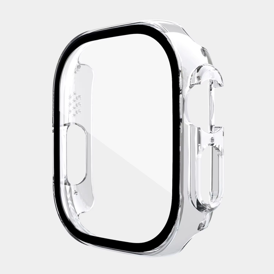 CLEAR Watch Case Glass Screen Protector for Apple Watch Series