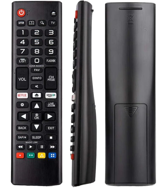 AKB75375604 Factory-Direct Universal Remote Control LG Smart TV New Plastic Netflix Foramazon Shortcuts Silicon Keypad LCD Box