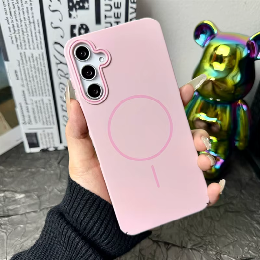 Pink Skin Touch Ultra Thin Slim PC Phone Case for Samsung Galaxy