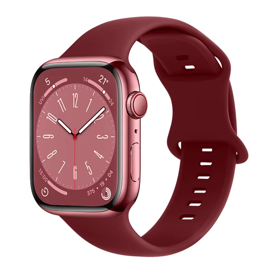 CLARET Silicone Watch Strap for Apple Watch Series